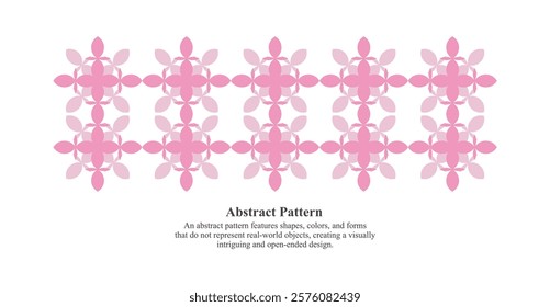 A visually captivating pattern that combines modern aesthetics with intricate details. It features harmonious geometric shapes, vibrant colors, and subtle gradients to create a dynamic yet balanced de