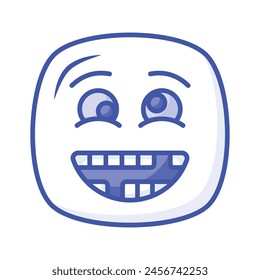 Visuell perfektes, dummes Emoji-Icon-Design, einfach zu bedienen und herunterladen