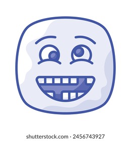 Visuell perfektes, dummes Emoji-Icon-Design, einfach zu bedienen und herunterladen