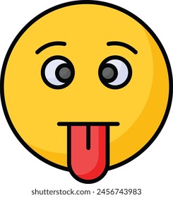 Visuell perfektes, dummes Emoji-Icon-Design, einfach zu bedienen und herunterladen