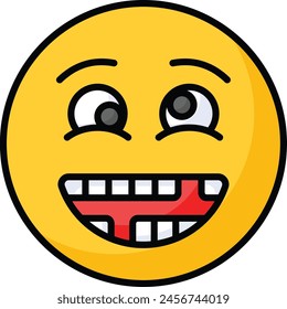 Visuell perfektes, dummes Emoji-Icon-Design, einfach zu bedienen und herunterladen