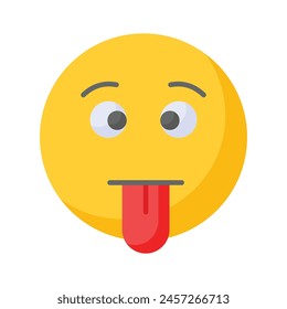 Visually perfect dumb emoji icon design, easy to use and download