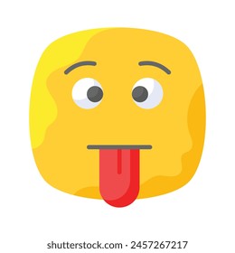 Visuell perfektes, dummes Emoji-Icon-Design, einfach zu bedienen und herunterladen