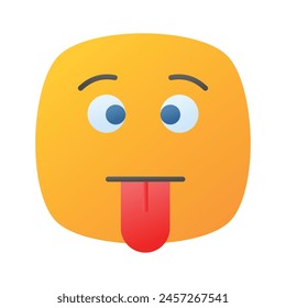 Visuell perfektes, dummes Emoji-Icon-Design, einfach zu bedienen und herunterladen