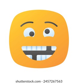 Visuell perfektes, dummes Emoji-Icon-Design, einfach zu bedienen und herunterladen
