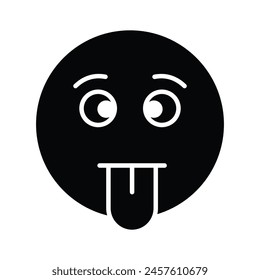 Visually perfect dumb emoji icon design, easy to use and download