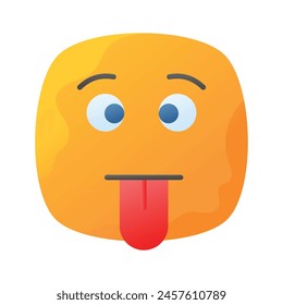 Visuell perfektes, dummes Emoji-Icon-Design, einfach zu bedienen und herunterladen