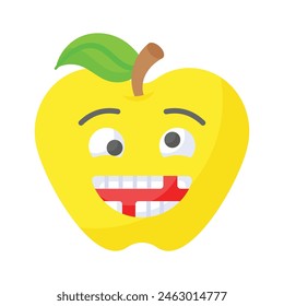 Visually perfect dumb emoji icon design, easy to use and download