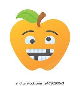 Visually perfect dumb emoji icon design, easy to use and download