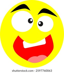 Visually perfect dumb emoji icon design  easy to use and download