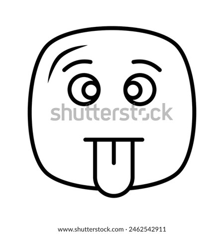 Visually perfect dumb emoji icon design, easy to use and download
