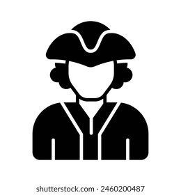 Visually perfect icon of president, ready to use vector