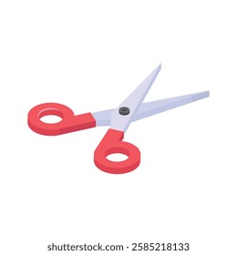 Visually perfect icon of scissors in modern style