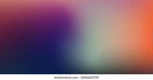 A visually pleasing and versatile abstract backdrop showcasing a blurred gradient with deep purple tones merging into lighter shades of peach and orange for a modern aesthetic