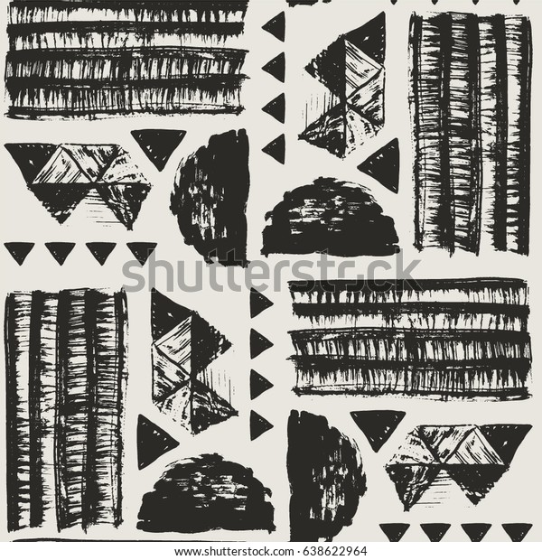 Visually Similar Batic Painted Scarfvector Indonesian Stock Vector ...