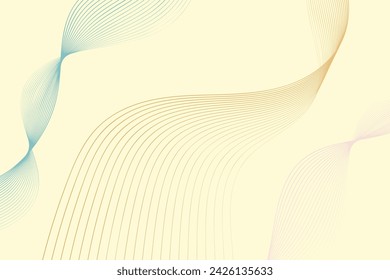 A visually striking abstract background featuring wavy lines in shades of white and blue