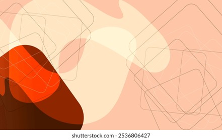 A visually striking abstract background featuring a series of diagonal lines interspersed with various geometric shapes. This composition serves as a vector illustration, 