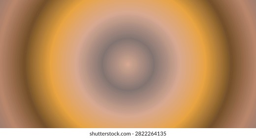A visually striking abstract image featuring a pattern of pixelated concentric circles, displaying a smooth gradient of warm colors from brown to orange and grey, creating a hypnotic and modern visua.