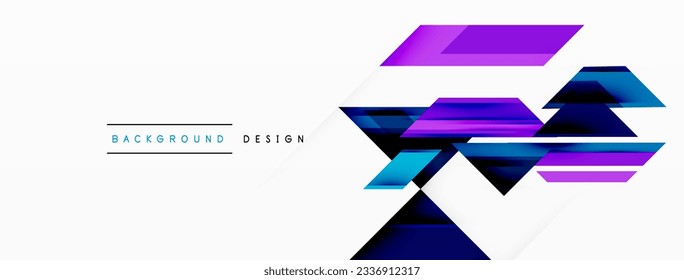 Visually striking background design featuring dynamic geometric lines and arrows. This captivating composition combines movement and precision, creating an engaging and visually appealing graphic