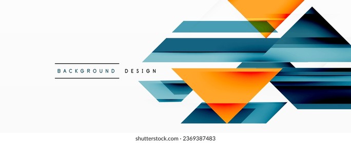 Visually striking background design featuring dynamic geometric lines and arrows. This captivating composition combines movement and precision, creating an engaging and visually appealing graphic