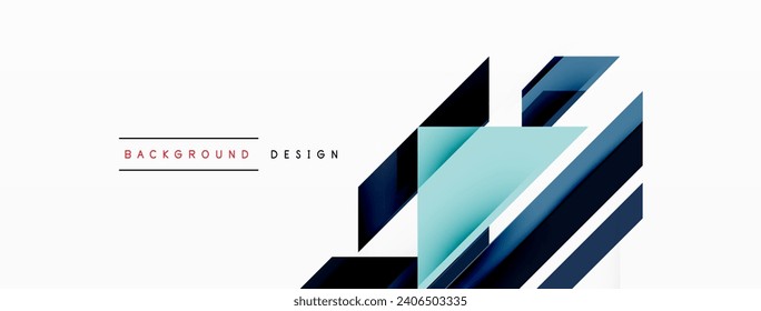 Visually striking background design featuring dynamic geometric lines and arrows. This captivating composition combines movement and precision, creating an engaging and visually appealing graphic
