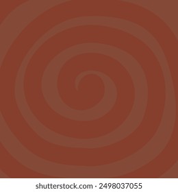 A visually striking brown swirl stands out against a complementary brown background, creating a harmonious pattern that captivates the eye