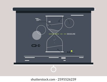 A visually striking scheme displayed on a blackboard captures intricate connections and processes, highlighting collaborative thinking during an inspiring educational moment in a busy learning space