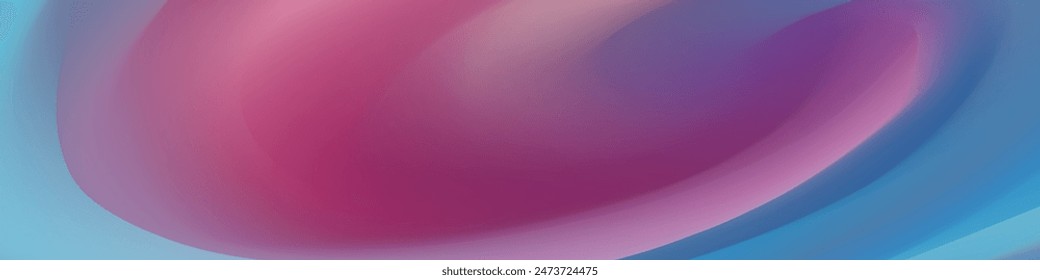 Visually striking smooth pink and blue mesh wave blur banner, lending a distinctive, modern touch to promotional banners, social media posts, brochures, and presentation graphics