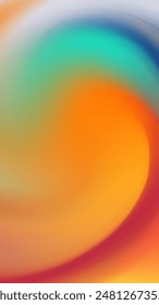 Optisch auffälliger vertikaler Mesh-Wellenunschärfe-Hintergrund in einem raffinierten Orange- und Blautönschema, ideal für die Erstellung von beeindruckenden Digital- und Druckdesigns