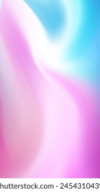 Visually stunning vertical mesh wave blur background in pink and light blue. Perfect for ads, websites, and social media posts, adding a modern touch