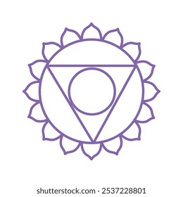 visuddha throat chakra esoteric isolated