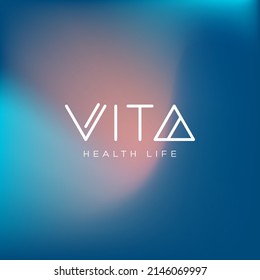 Vita health life. Logo template.