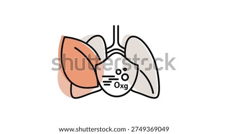 Vital Signs Line minimal creative color illustration