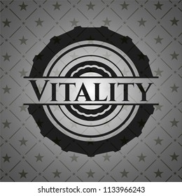 Vitality dark badge