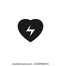Vitality Icon Vector or Endurance Icon Vector Isolated. Best Vitality icon for apps, websites, print design, and more about health and Vitality.