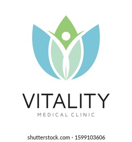 Vitality Medical Health Logo Template Stock Vector (Royalty Free ...