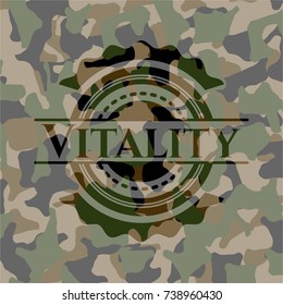 Vitality on camouflaged pattern