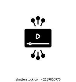 Icono de tasa de vitalidad en vector. logotipo