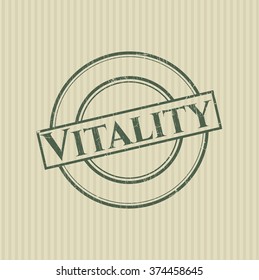 Vitality rubber grunge texture seal