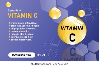 Vitamin A, B1, B2, B3, B5, B6, B7, B9, B12, K, C, D, E vector illustration and their essential benefits and supports for health. can be used for print, poster, leaflets, children books and sticker.