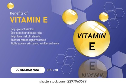 Vitamin A, B1, B2, B3, B5, B6, B7, B9, B12, K, C, D, E vector illustration and their essential benefits and supports for health. can be used for print, poster, leaflets, children books and sticker.