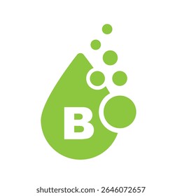 Vitamin B effervescent tablet, icon, vector.