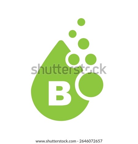 Vitamin B effervescent tablet, icon, vector.