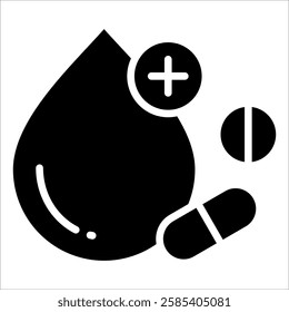 Vitamin B Pills Icon Element For Design