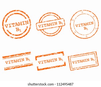 Vitamin B1 stamps