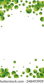 Vitamin B12 messy round pills.  Beauty treatment and nutrition skin care.   Medical and scientific background.  Healthy life concept.