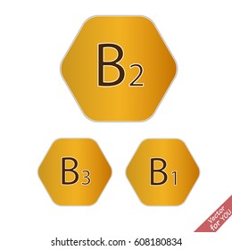 Vitamin B2 , B1, B3