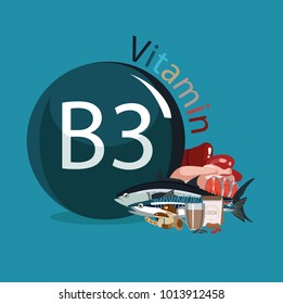 Vitamin B3 (PP). Foods with the maximum vitamin content. 