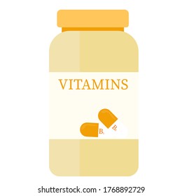 Vitamina B3. Imagen vectorial, eps 10