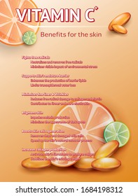 vitamin c benefits for the skin is infographic information